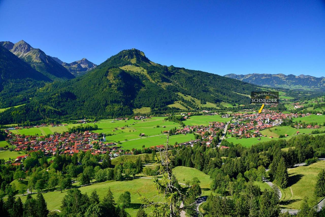 Wohlfuehl-Ferienwohnungen Schneider Bad Hindelang Dış mekan fotoğraf
